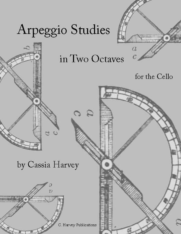 Cover of Arpeggio Studies in Two Octaves for the Cello