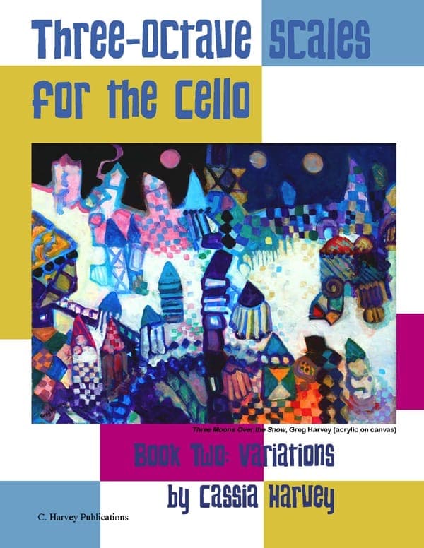 Cover of Three-Octave Scales for the Cello, Book Two: Variations