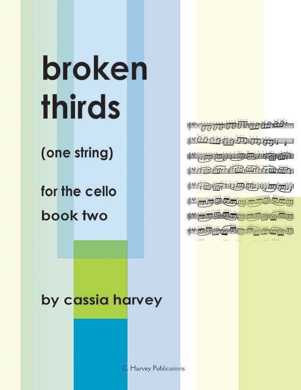 Cover of Broken Thirds (One String) for the Cello, Book Two