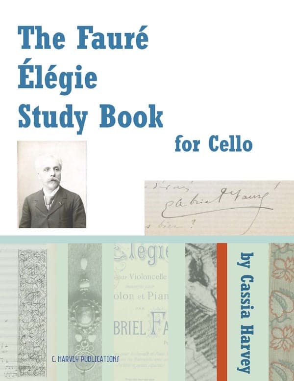 Cover of The Faure Elegie Study Book for Cello