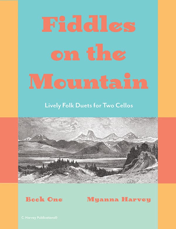 Cover of Fiddles on the Mountain, Lively Folk Duets for Two Cellos, Book One