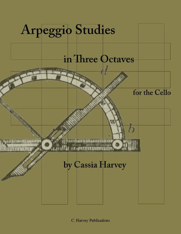 Cover of Arpeggio Studies in Three Octaves for Cello