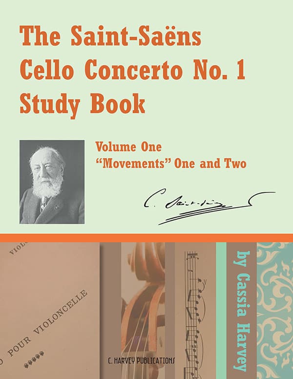 Cover of The Saint-Saens Cello Concerto No. 1 Study Book, Part One