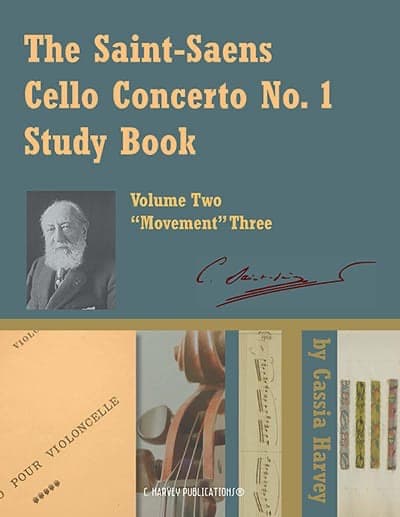 Cover of The Saint-Saens Cello Concerto No. 1 Study Book, Part Two